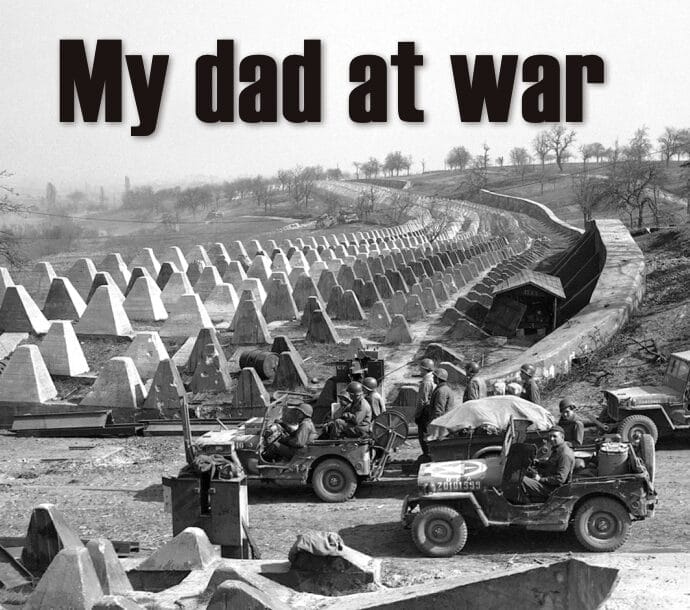 Cover photo for World War II story, “My Dad at War,” by Warren Kozak