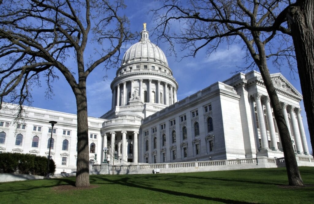State Capitol building in Madison, WI