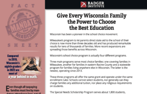 School Choice Fact Sheet