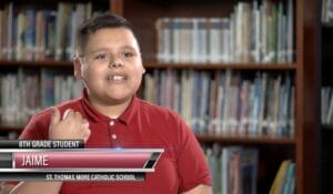 Student speaks to value of choice school education