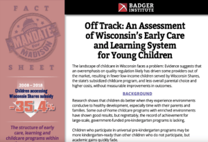 2023 Early Childcare Fact Sheet