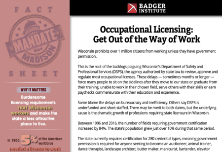2023 Licensure Fact Sheet