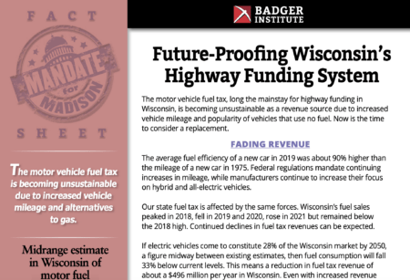 Highway Funding Fact Sheet