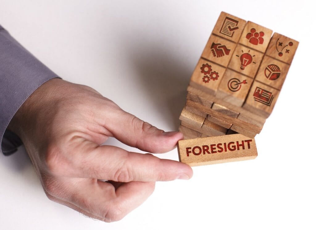 Person playing with a custom Jenga set