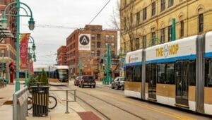 Image of The Hop in Milwaukee’s Third Ward neighborhood.