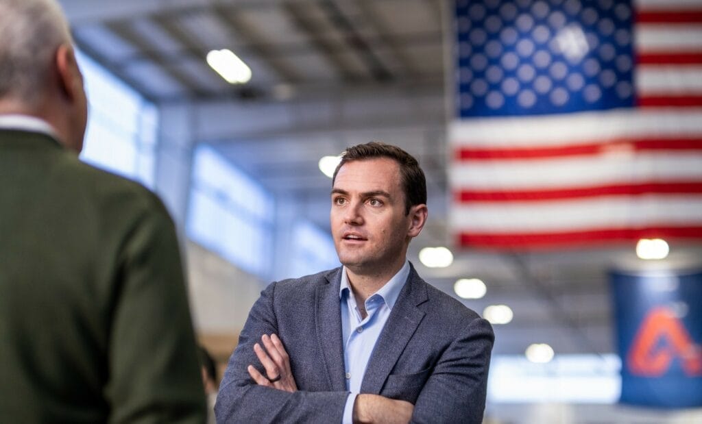 Wisconsin Rep. Mike Gallagher, who offered a stark warning regarding Communist China at the Badger Institute Annual Dinner