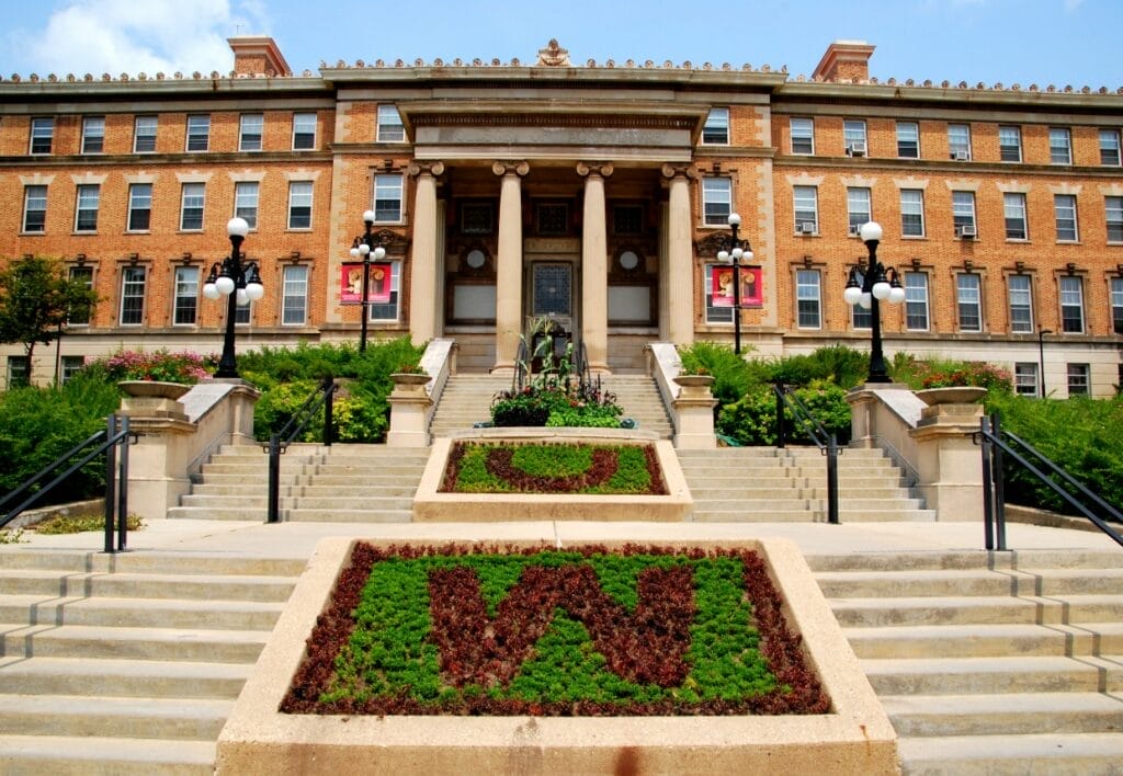 Campus building at University of Wisconsin-Madison