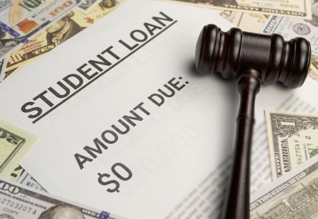 Student loan balance forgiven by executive action