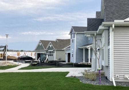 Housing development affected by local government regulations in Beaver Dam, WI.