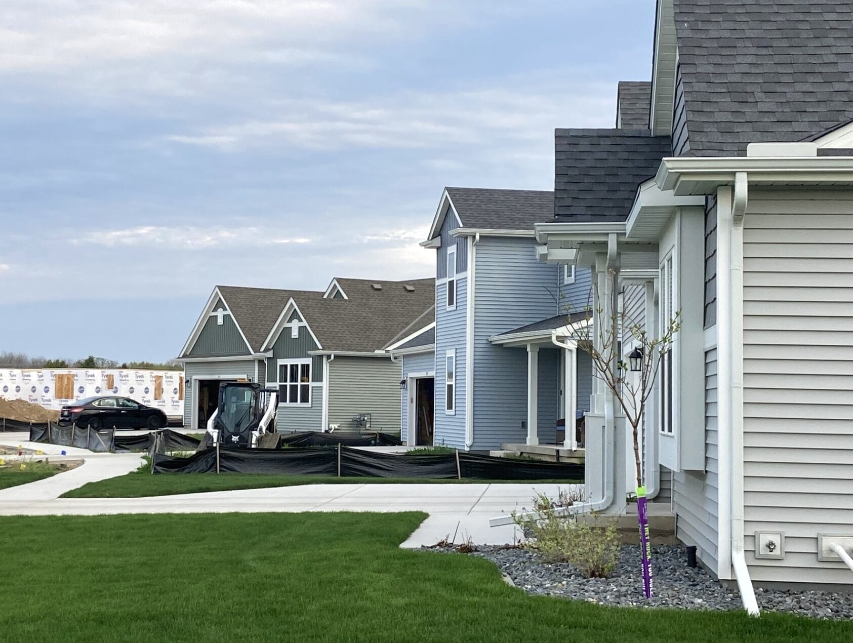 Housing development affected by local government regulations in Beaver Dam, WI.